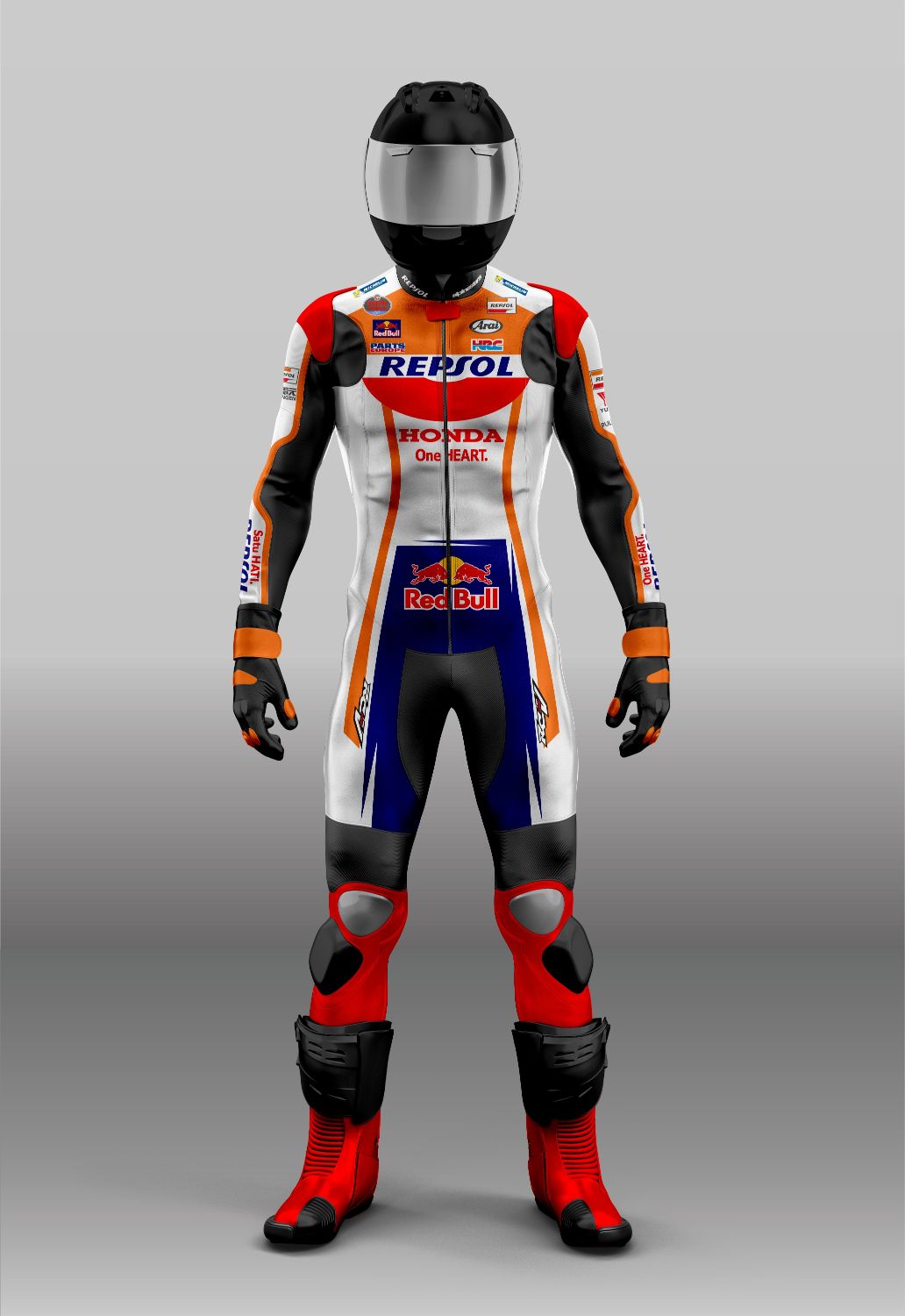 Customize Your Marc Marquez MotoGP Honda Repsol Leather Motorbike Raci