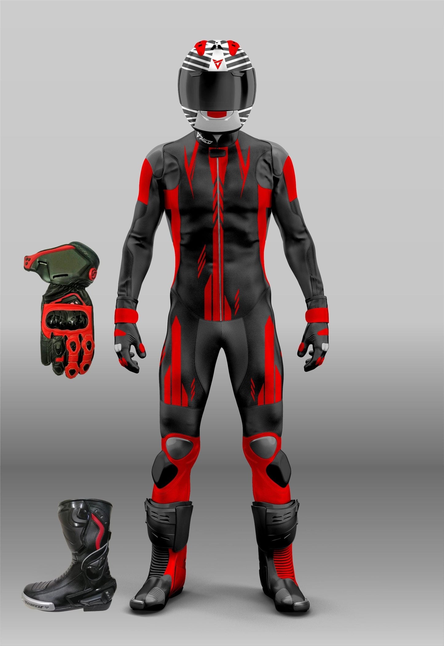 Customize Your Full Racing Kit - Leather Riding / Racing Suit, Boots & Gloves - Unisex 