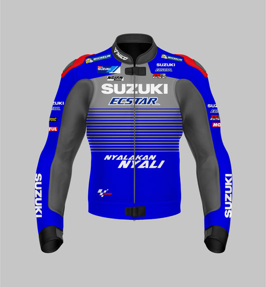 Custom Suzuki ECSTAR Motorbike Jacket ALEX RINS MotoGP 2020
