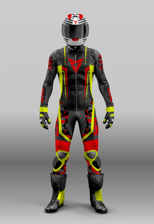 Milo Motorcycle Racing Leather Suit Perforated Customizable For Racers