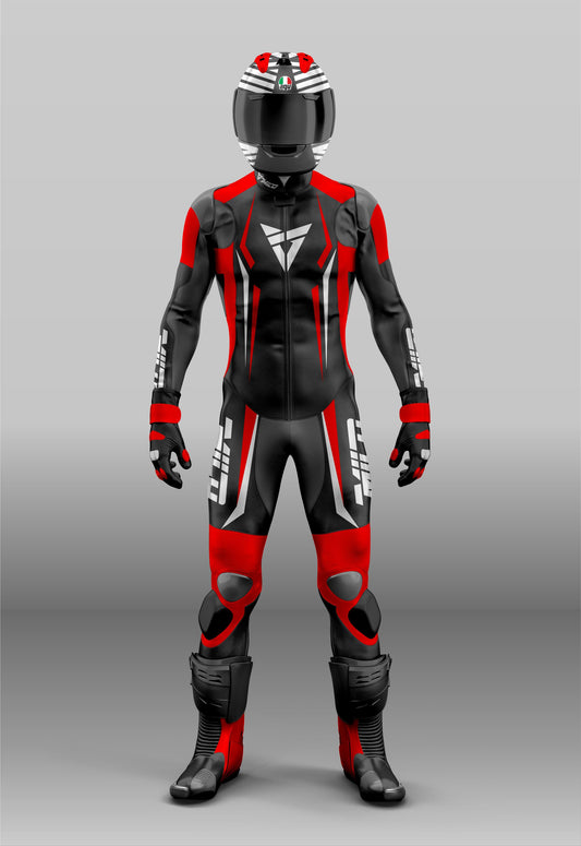 Milo Racing Cowhide Leather Motorcycle Racing Suit - One Piece & Two Piece - Customizable Design & Fit - Protective Gear for Racers