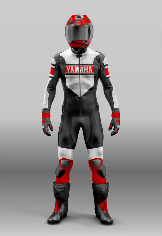 Yamaha Red Black White Race Suit