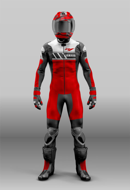 Yamaha R1 Motorcycle Race Suit 60th Anniversary