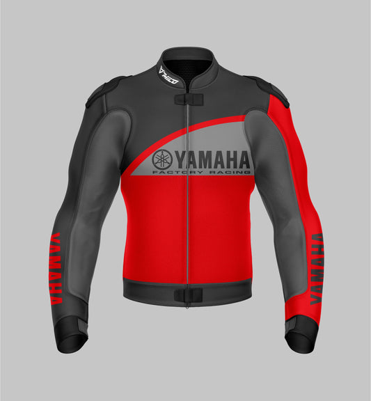Yamaha YZF-R1 & R6 Red Black Jacket