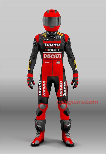 Danilo Petrucci Suit Ducati SBK 2025 Bike Racing Suit