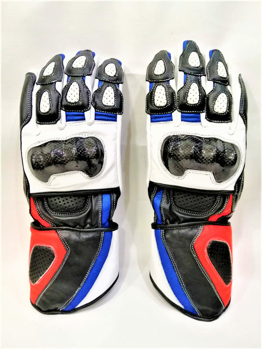 Custom Design Leather Protective Motorcycle Racing Gloves