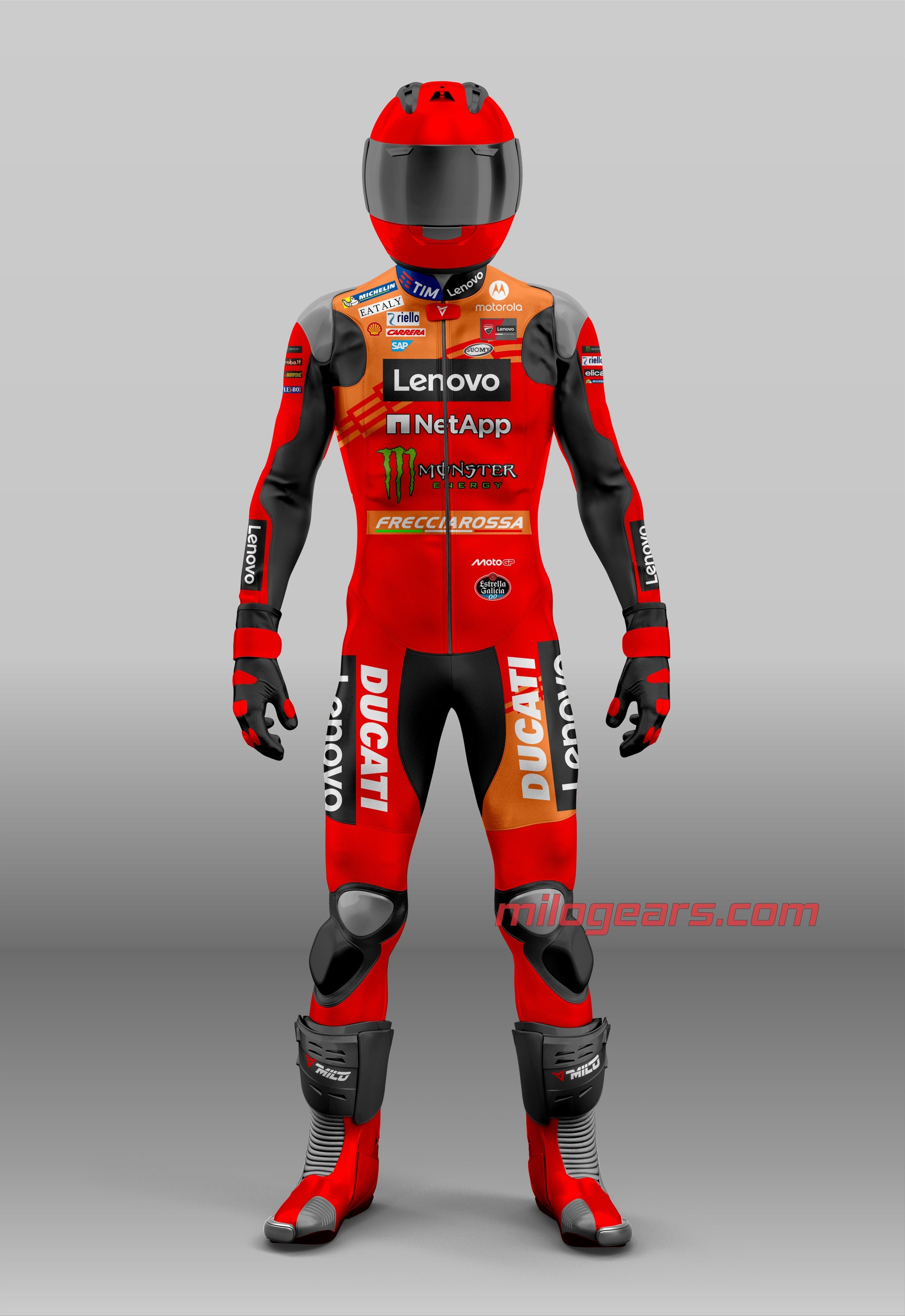 Marc Marquez Leather Suit Ducati MotoGP 2025