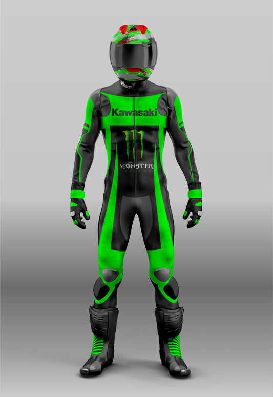 Kawasaki Monster Energy race Suit