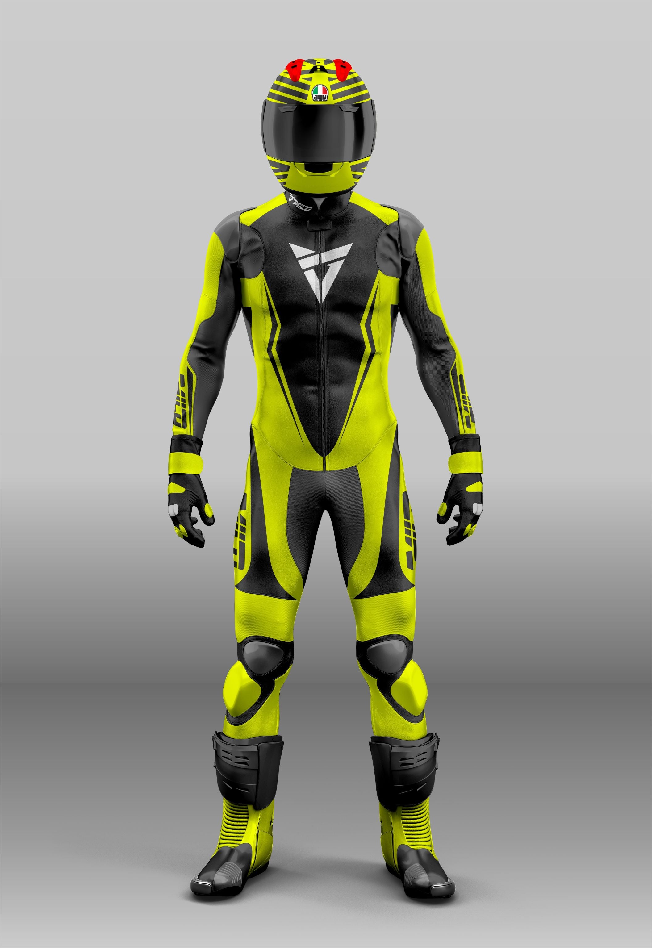 Kangaroo leather hot sale race suit