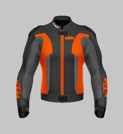 KTM Motorcycle Racing Leather Jacket