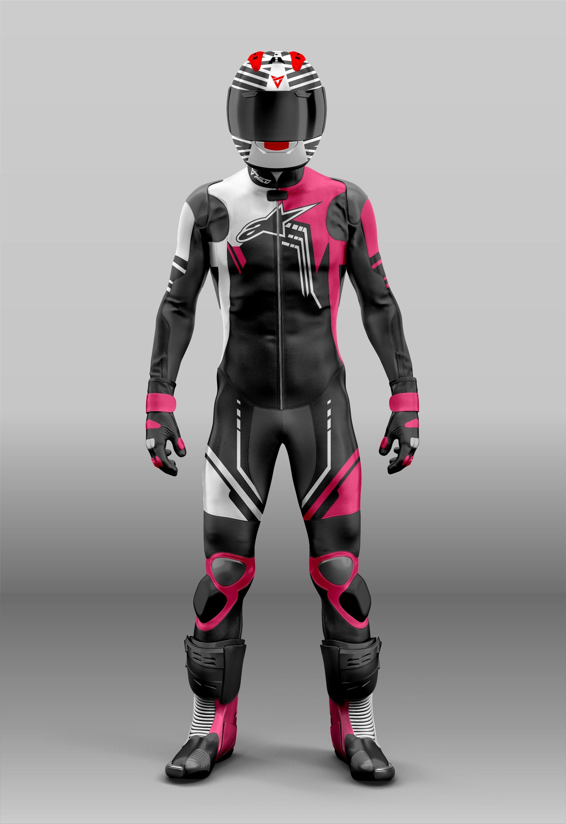 Gp Plus V2 One Piece Two Piece Perforated Leather Suit