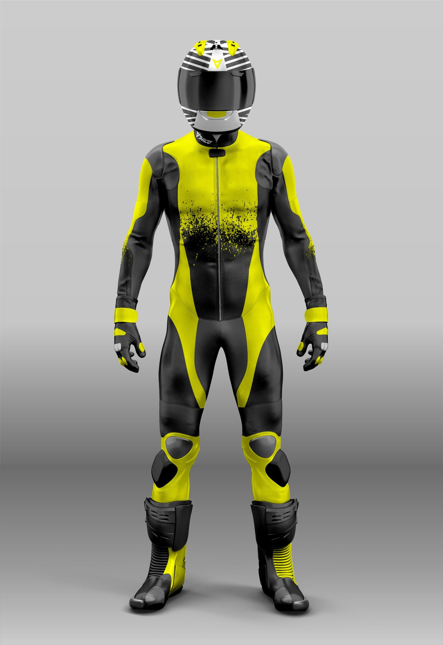 Splash Custom Design Motorbike Leather Suit - Available In All Colors