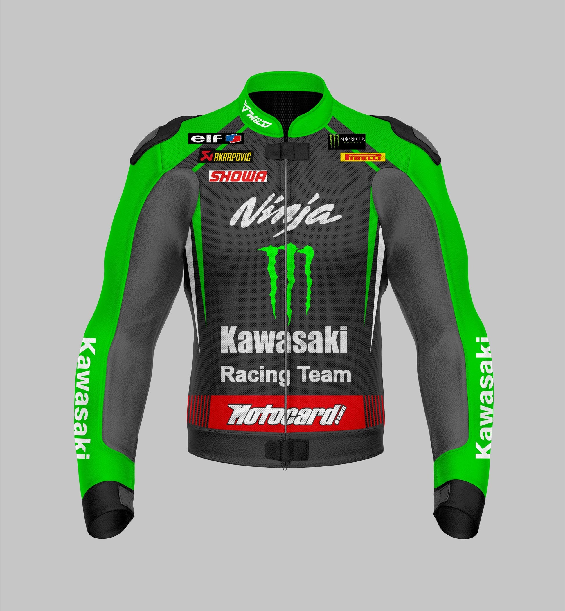 Custom MotoGP H2R Ninja Motorcycle Jacket Jonathan Rea WSBK 2018