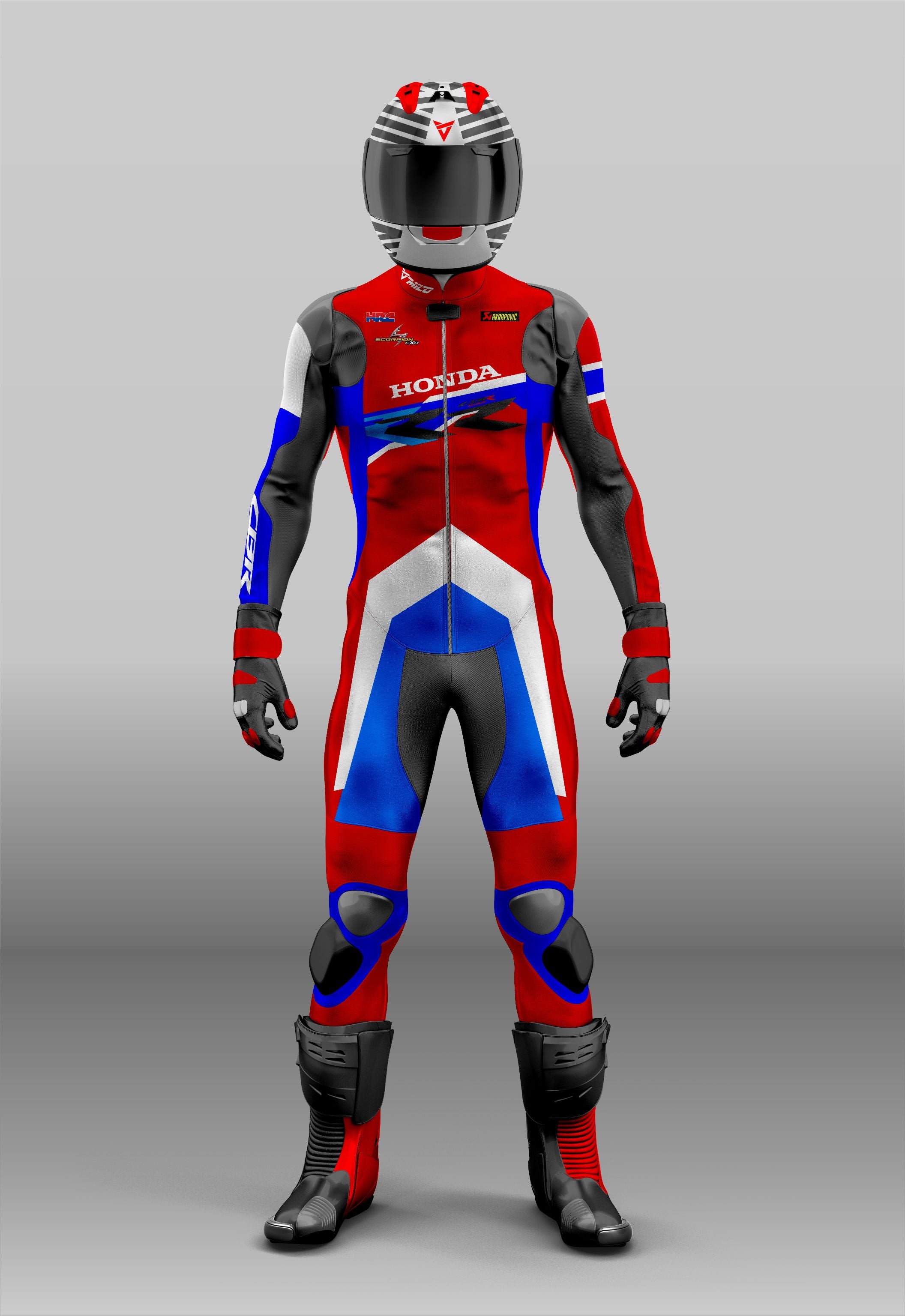 Honda CBR1000RR-R SP Leather Track And Drag Racing Suit - Milo Racing ...