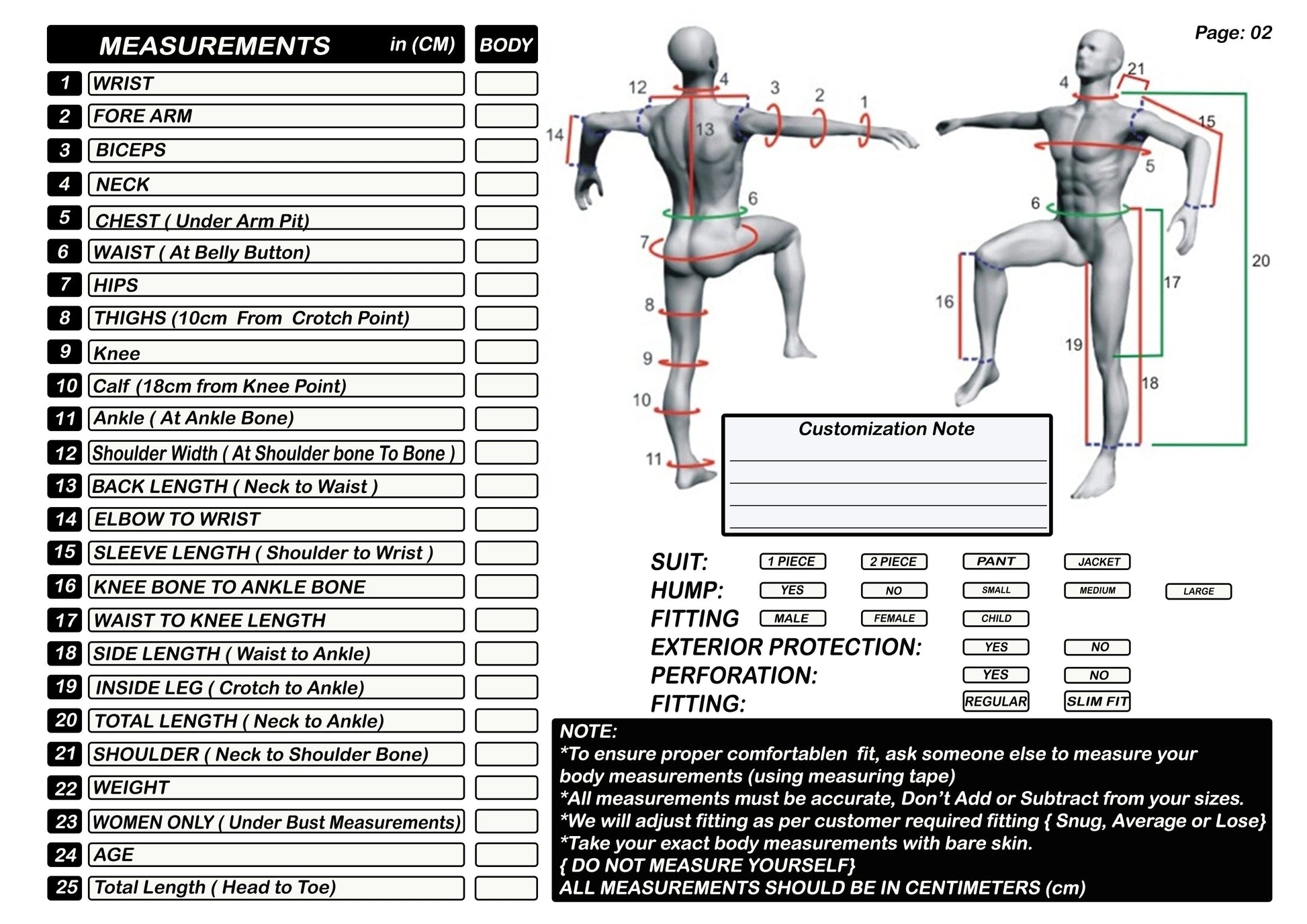 Size Chart custom-measuring-guide